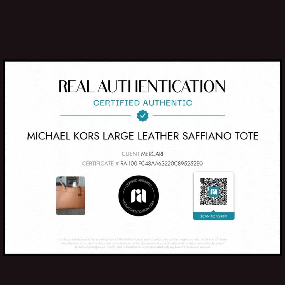 Micheal Kors Saffiano Leather Jet Set Travel tote- Authenticated Brand New - Picture 3 of 17